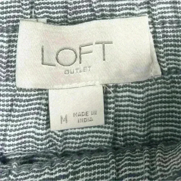 Loft Outlet Jogger Womens Size Medium Sweatpant Drawstring Waist Light Gray - Picture 3 of 3